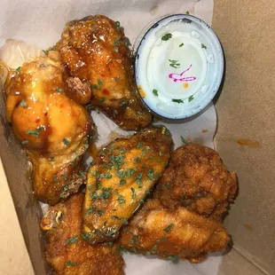 Chili and Buffalo wings