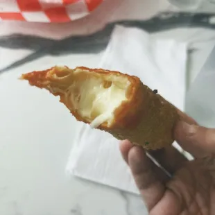 Mozzarella egg rolls