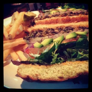 Mushroom Veggie Burger