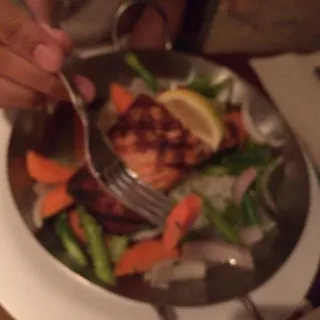 Salmon & Veggie Skillet