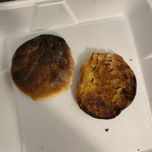 Burnt bread