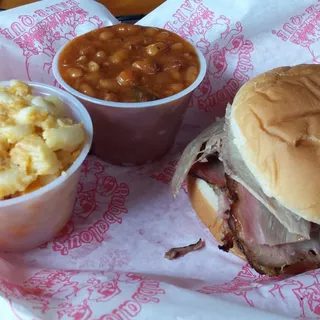 Kid's Small Sliced Pork Sandwich