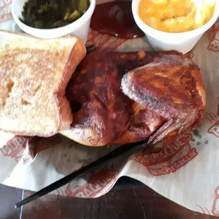 Basically the same except mac and cheese and collards.