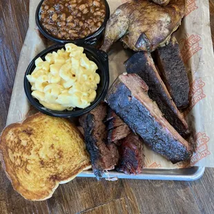they call it a 3 meat combo.  I will be back