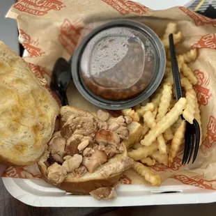 Chopped BBQ Chicken Basket