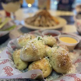 a plate of food on a table