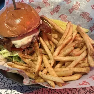 Blackened Bleu Burger*