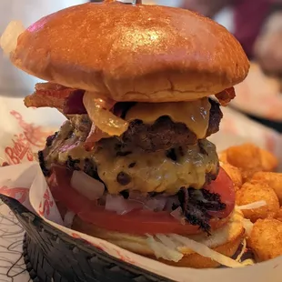 Double cheeseburger