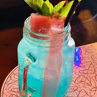 Blue ocean w/ Malibu