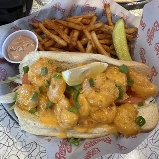 Shotgun Shrimp Po'Boy