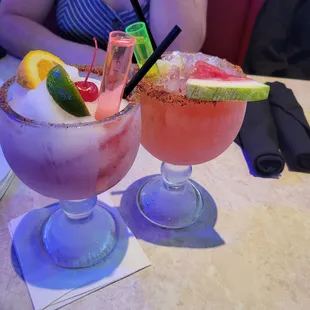 Watermelon margaritas and sangria margaritas