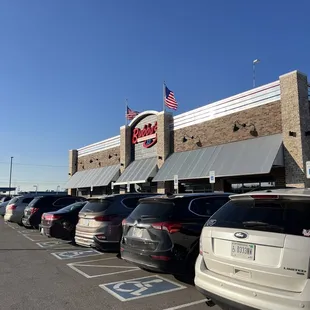 cars parked in a parking lot