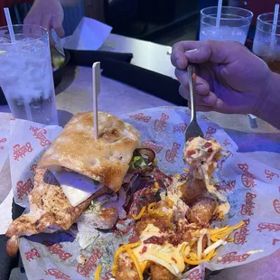 Bacon avocado chicken sandwich