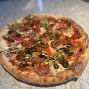 Small 33 bubbas pizza