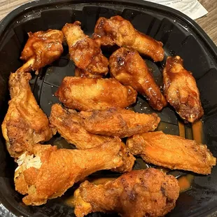 Dry Bubba's wings