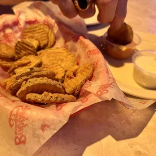 Crispy Fried Pickles