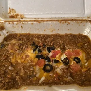 Fiesta dip. Missing half the toppings and sadly, bland.