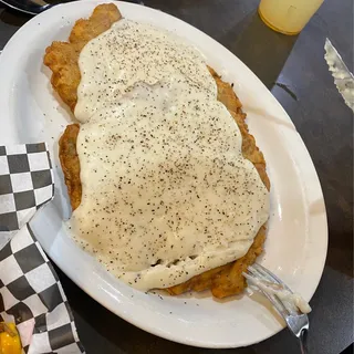 Double Chicken Fried Steak Dinner