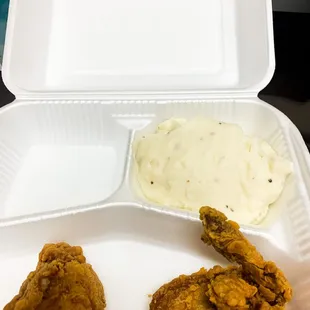 chicken wings and fried chicken, food