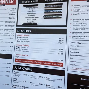 The prices have increased like everywhere