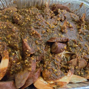 L2. Shrimp with Head E4. Sausage