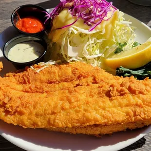 Fried Flounder Sandwich