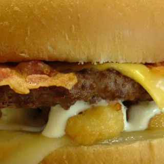 Wisconsin Cheesehead Burger
