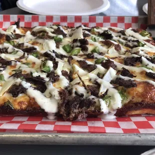 Roasted beef pizza. Best!!!