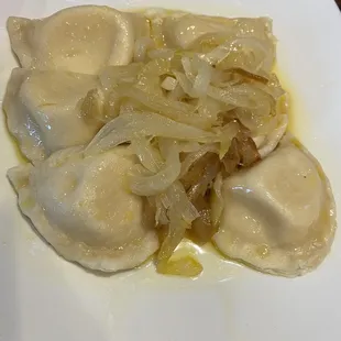Traditional Potato and cheese pierogis