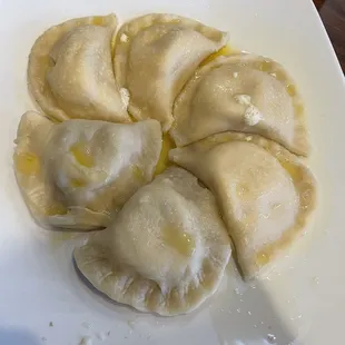 Pierogies (potato, cheese, bacon)