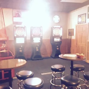Area where they darts lie...To the back right of the bar