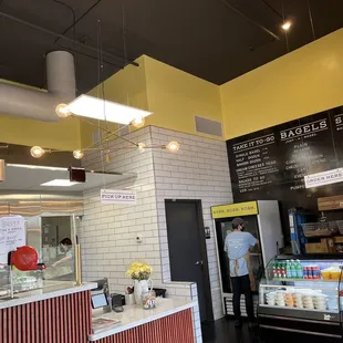 Menu and ordering area