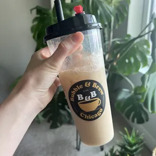 Iced chai latte