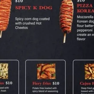 Fiery fries ordered