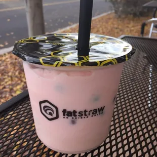 Thai Tea W/ Honey Boba