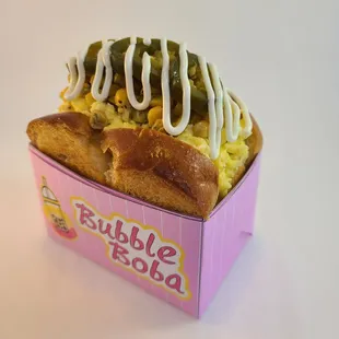 ELOTE 
( Jalepeno corn egg cheese &amp; mayo)