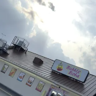 outside