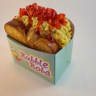 SPICY THAI 
( Red pepper, thai chilli, egg &amp; cheese )