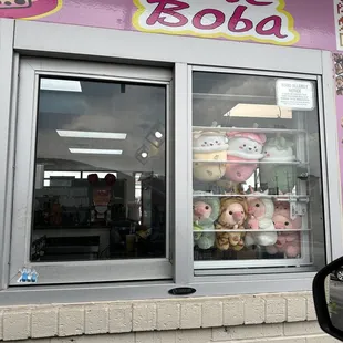 outside