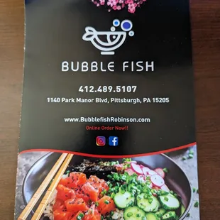 Menu (April 2023)