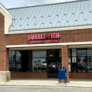 Front entrance to restaurant