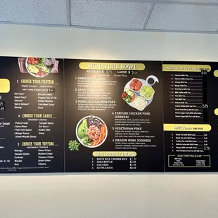 Menu of foods and drinks in July 2024