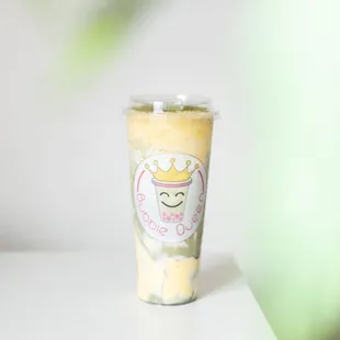 Puff Cream Matcha Latte