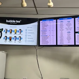Menu board