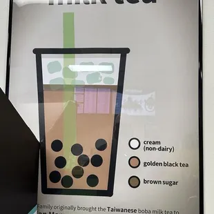 the original drink in a cup