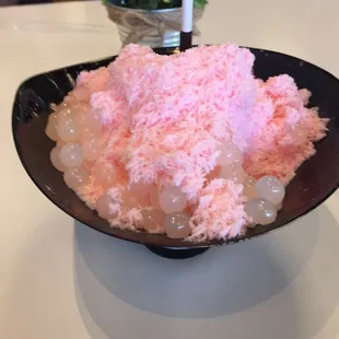 Watermelon fluffy Ice and yogurt Bolba