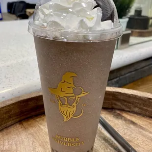 12.19.21 Oreo Cookie Smoothie w/ boba