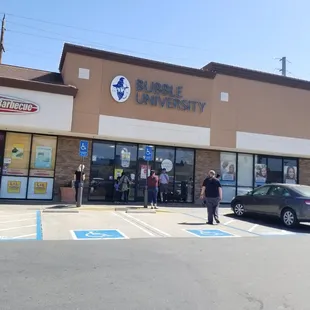 Outside of the shop