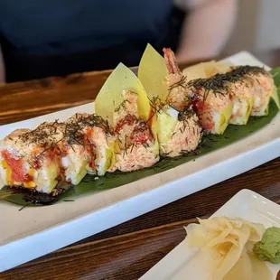 Angry dragon roll