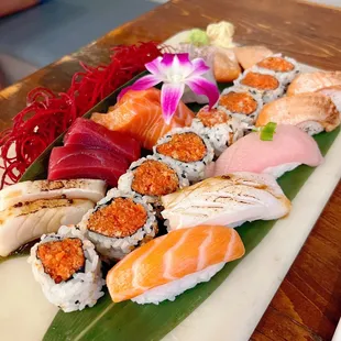 Sushi and Sashimi Platter for One